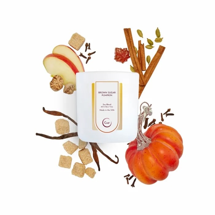 Cue Natural Glass Autumn 12.oz Candle